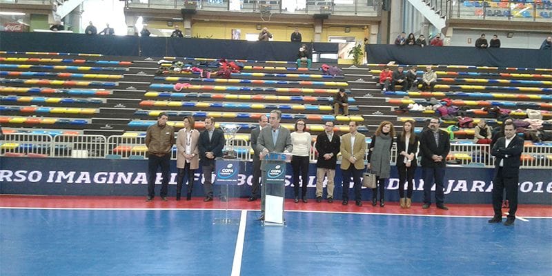 La 27ª edición de la Copa de España de Fútbol Sala arranca en el Multiusos con el acto de entrega de premios del Concurso de Pintura Infantil “Imagínate el Fútbol Sala”