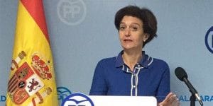 Ana Gonzalez en rueda de prensa.