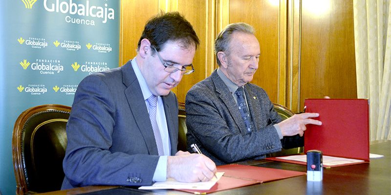 La Fundación Globalcaja Cuenca renueva con la Diputación su apoyo a tres circuitos deportivos 1 firma entre benjamin prieto y carlos sierra