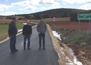 La Diputación de Guadalajara finaliza el arreglo de la carretera entre Villel de Mesa y el límite de Zaragoza