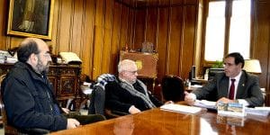 La Diputación ampliará su colaboración con la Real Academia Conquense de Artes y Letras 2 FotoRPrieto, así se lo ha transmitido a una delegación de la RACAL, encabezada por su director, Miguel Ángel Jiménez Monteserín, durante un encuentro mantenido esta semana