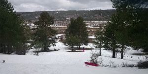 nieve en la serrania de cuenca