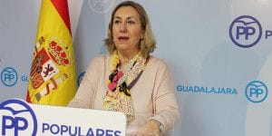 Silvia Valmaña, diputada nacional, hoy en rueda de  prensa