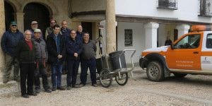 Empiezan a trabajar los siete vecinos de Fuentelencina contratados con el Plan por el Empleo del Gobierno regional 2 Trabajadores Plan por el Empleo Fuentelencina