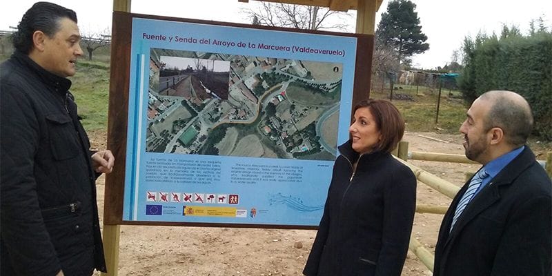 Yolanda Ramírez visita Valdeaveruelo para conocer importantes mejoras en infraestructuras de la localidad