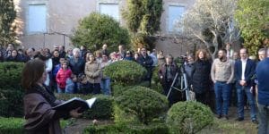 abiertos los jardines de la real fabrica de panos de brihuega