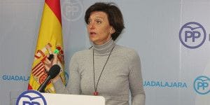 Ana Gonzalez en rueda de prensa.