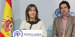 Guarinos: “Si Page y el PSOE no apoyan el desarrollo del Corredor y la conexión Alcorlo-Beleña demostrarán que no les importa Guadalajara” 2 Ana Guarinos y Lorenzo Robisco en rueda de prensa.