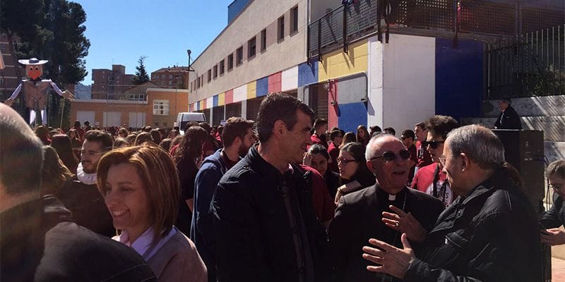 Antonio Román da la bienvenida a los participantes del Encuentro de Jóvenes Cristianos de Castilla-La Mancha