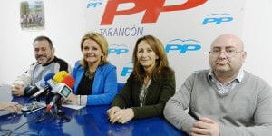 Bonilla junto a concejales del PP