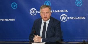 Cañizares en rueda de prensa.