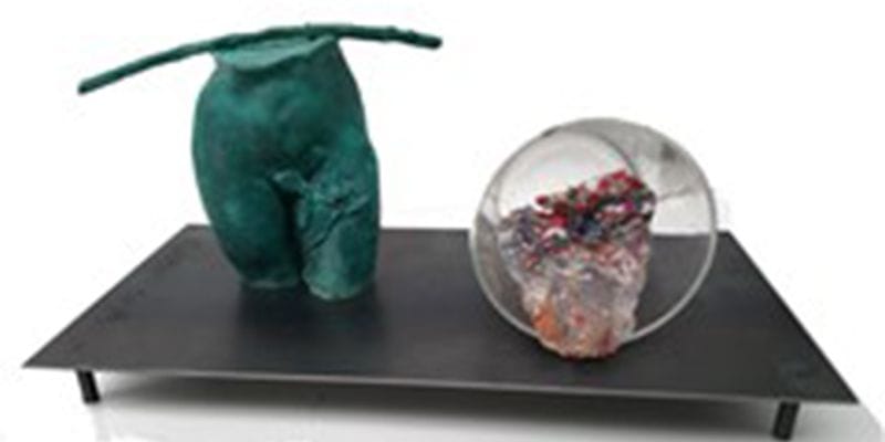 La primera exposición del escultor Roque Carmona en España se celebra en el Museo Sobrino 1 Detalle de una escultura de Carmona.