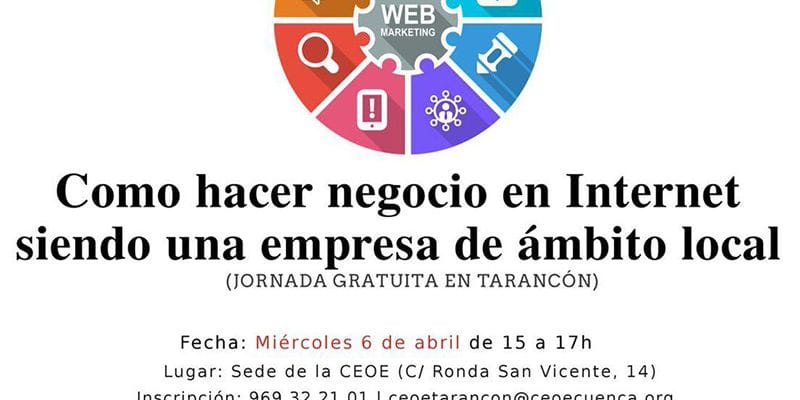 CEOE-Cepymne Tarancón enseñará este miércoles a las empresas a desarrollarse en internet