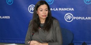 Claudia Alonso en rueda de prensa.