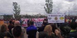 Concentración de pescadores en Mérida.