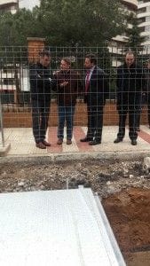 Contenedor soterrado en Guadalajara.