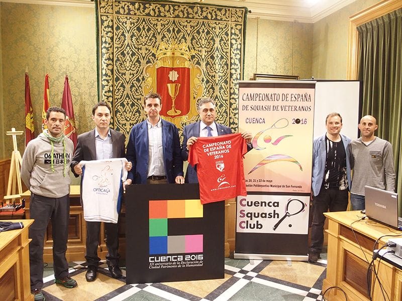 Cuenca acogerá en mayo el ‘Campeonato de España de Squash de Veteranos’