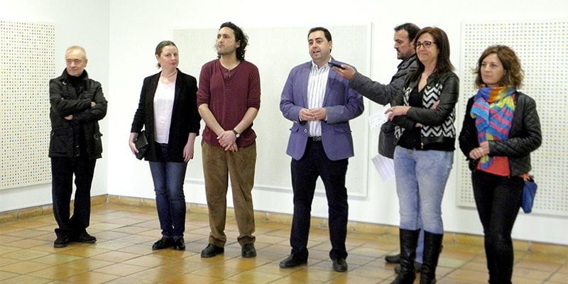 El artista Miguel Ángel Barba muestra su última obra en el Museo de Obra Gráfica de San Clemente