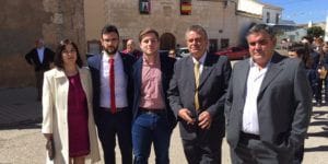 El portavoz del Gobierno regional, Nacho Hernando, visita Pozoamargo (Cuenca)