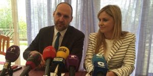 Elena de la Cruz en desayuno con los medios de comunicación