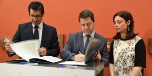 Emiliano García-Page realiza una visita institucional a la Diputación Provincial de Ciudad Real