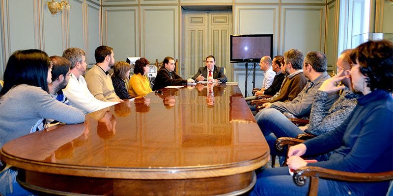 Prieto toma el pulso de la situación de las asociaciones de servicios sociales instaladas en la Residencia Sagrado Corazón de Jesús