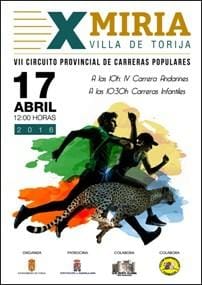 Cerca de 200 atletas participaron en la X Miria de Torija, segunda prueba del Circuito de Carreras de Diputación
