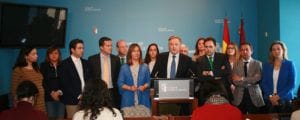 Los diputados del GPP, en rueda de prensa-220416