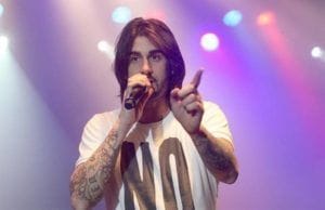 Melendi en directo.