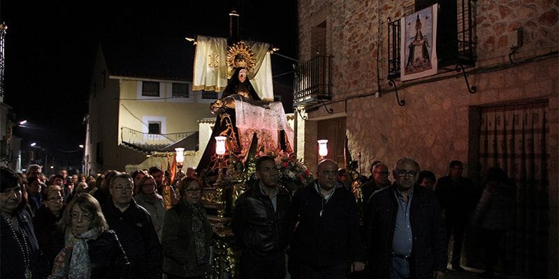 Escariche celebra con devoción su fiesta patronal en honor a la Virgen de las Angustias