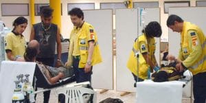 Villarrobledo (Albacete). 02/05/06.- Sanitarios de la Gerencia d