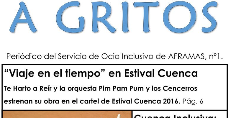 El Liberal de Castilla colabora con AFRAMAS difundiendo su periódico «A Gritos»