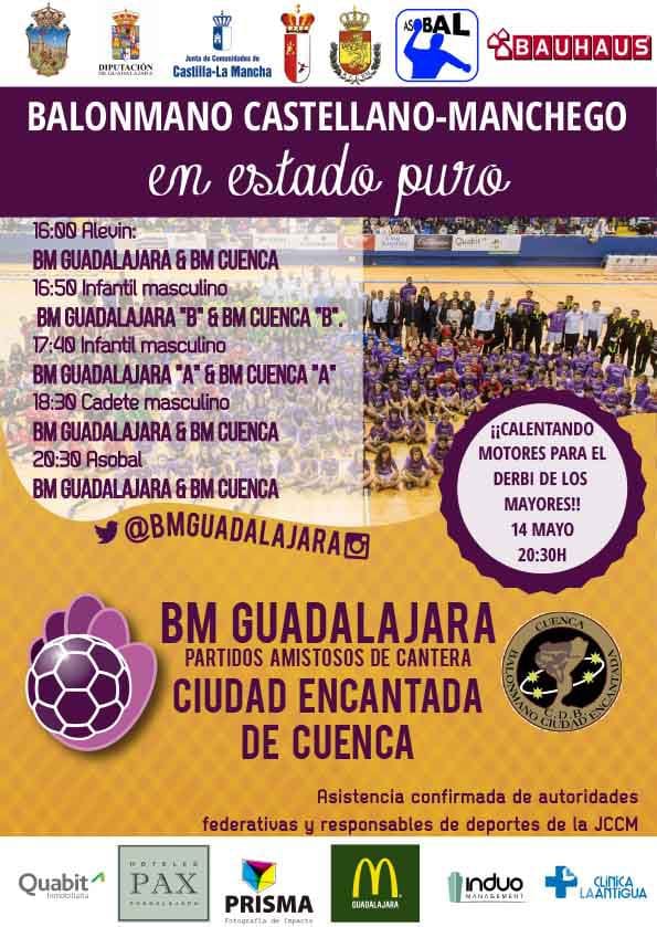 Jornada de hermanamiento del balonmano previo al derbi regional de ASOBAL