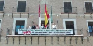 Bravo en Ocaña Pancarta Parque Bomberos - 170516