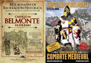 Vuelve la Semana Medieval al Castillo de Belmonte 2 Cartel de las jornadas medievales de Belmonte.