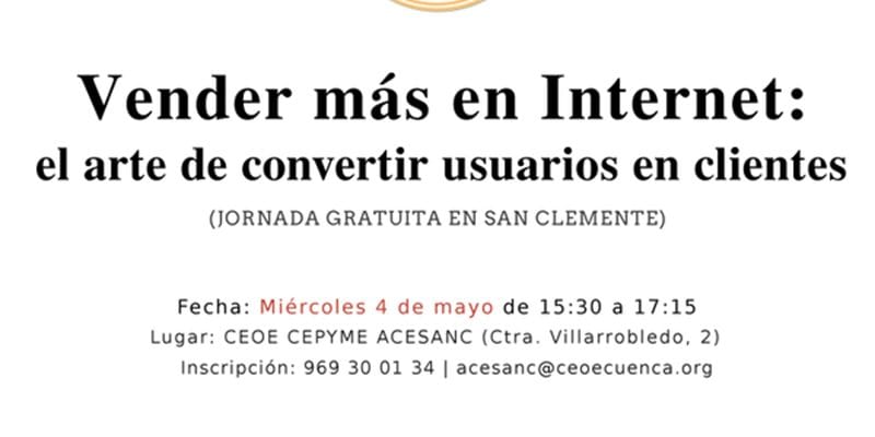 ACESANC acogerá este miércoles una jornada para vender más en Internet