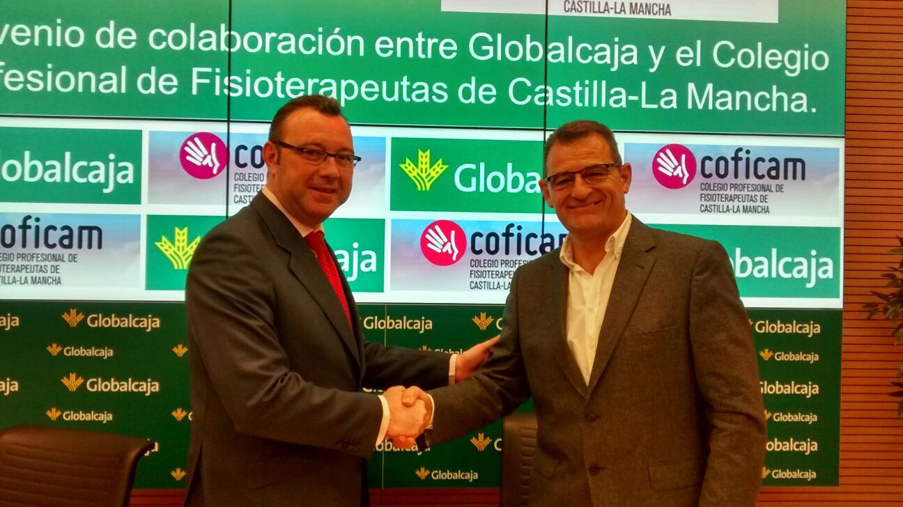Convenio de Globalcaja con el Colegio Profesional de Fisioterapeutas de C-LM