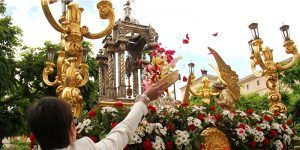 Pastrana celebra el Corpus Christi con la tradicional procesión desde la Colegiata 2 Corpus Christi Pastrana.