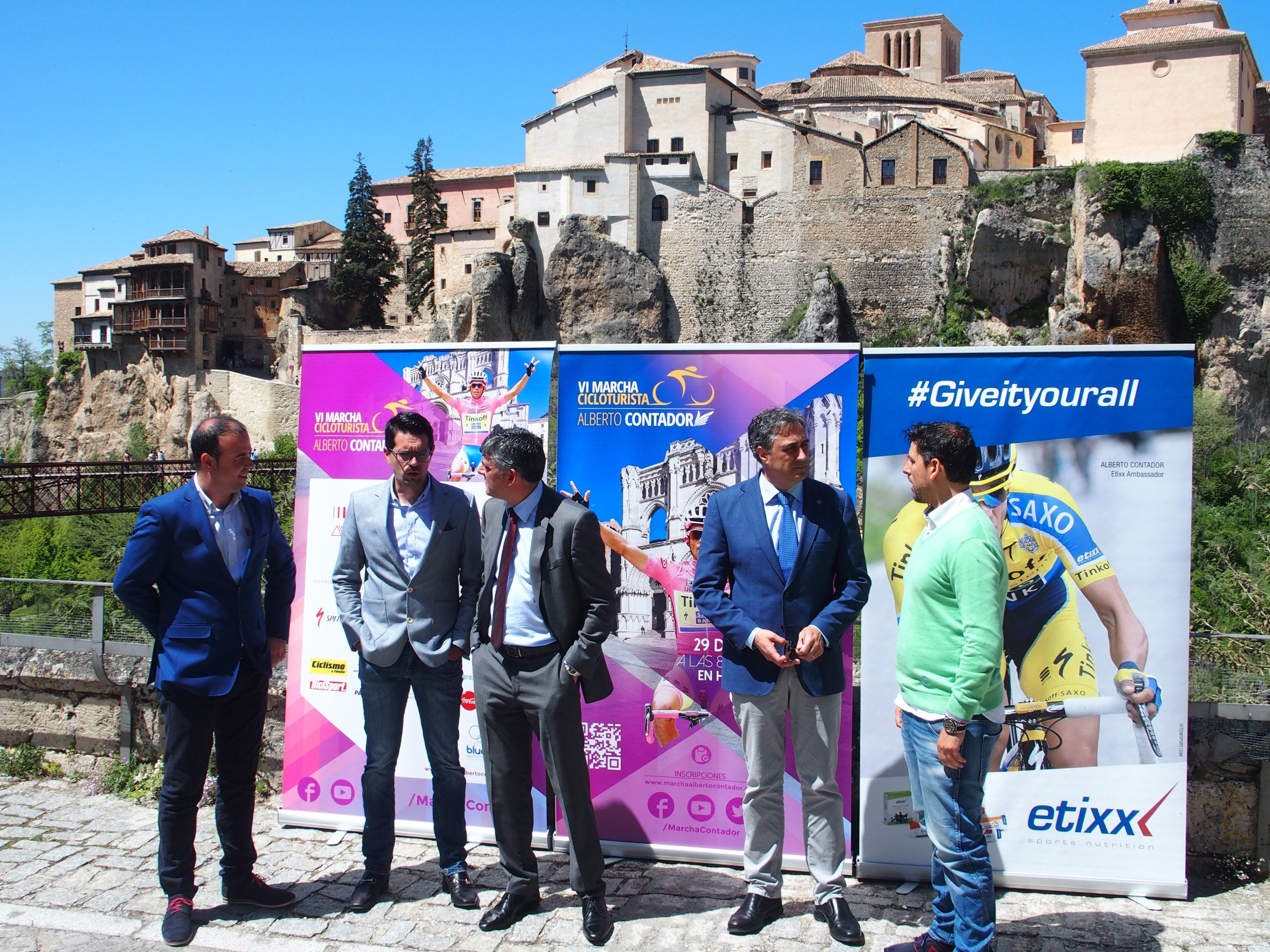 ‘Cuenca será la sede de la fiesta del ciclismo el próximo 29 de mayo gracias a la VI Marcha Cicloturista Alberto Contador’ 3 ‘Cuenca será la sede de la fiesta del ciclismo el próximo 29 de mayo gracias a la VI Marcha Cicloturista Alberto Contador’