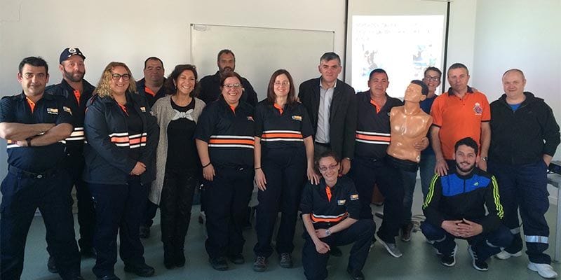 La Junta forma a 18 voluntarios de Protección Civil de Cuenca en primeros auxilios y atención sanitaria