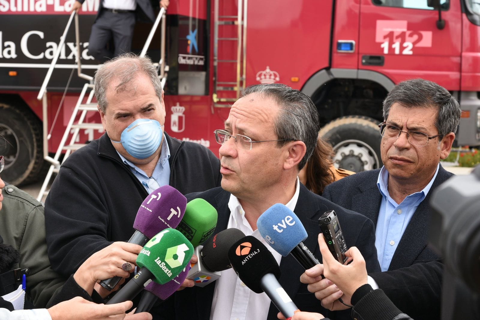 30.000 toneladas de neumáticos se salvan del fuego en Seseña