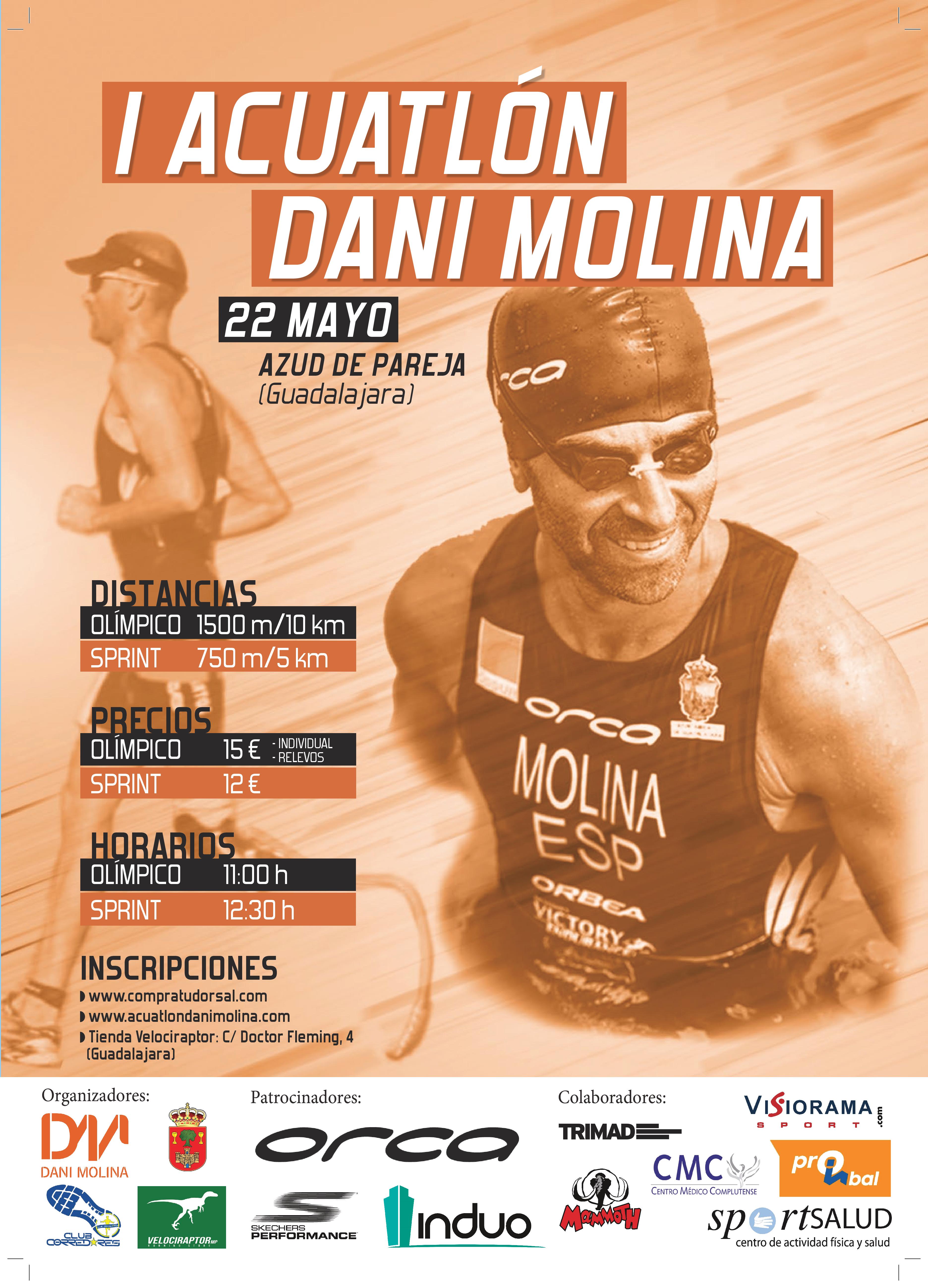 Pareja acogerá el I Acuatlón ‘Dani Molina’ este domingo