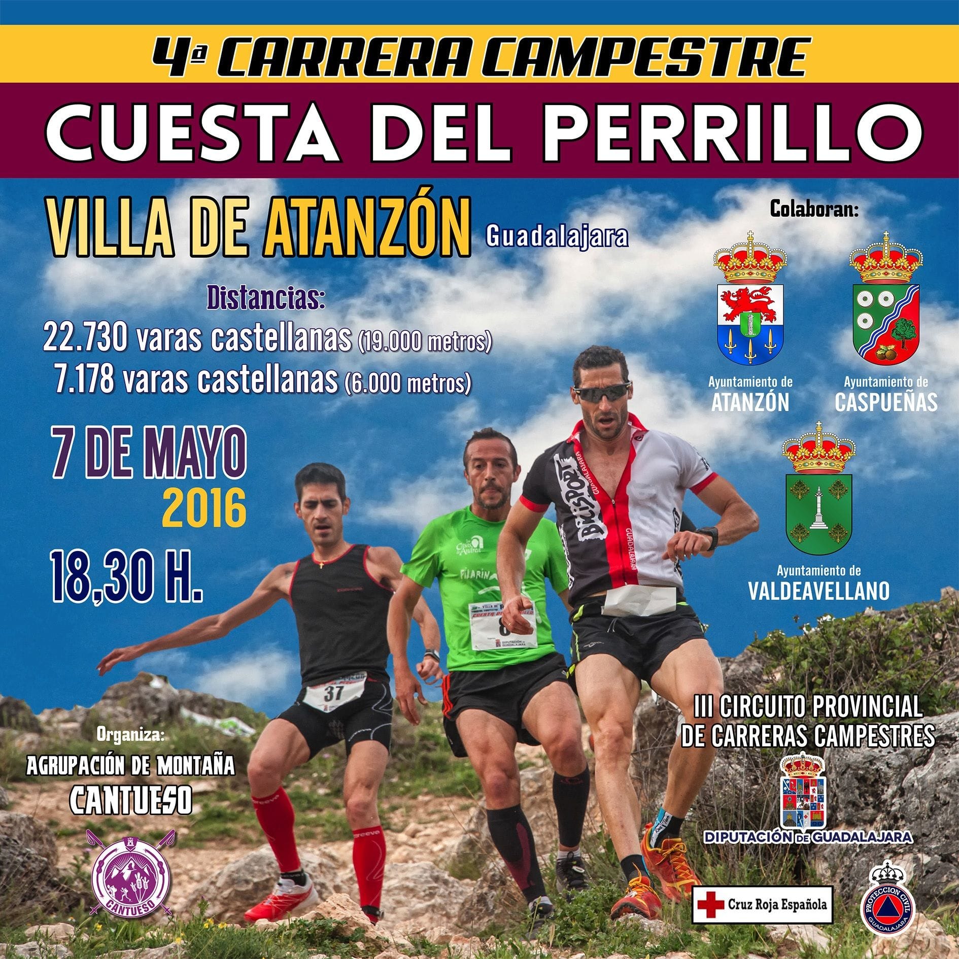 El próximo sábado se celebra la IV Carrera «Cuesta del Perrillo» de Atanzón,  segunda prueba del Circuito de Diputación