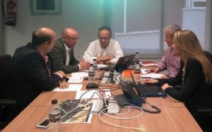 Reunión en el CECOP