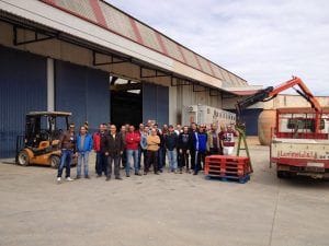Una docena de alumnos se forma en el curso de carretilla y plataforma elevadora en El provencio 2 UNICO carretilla y plataforma elevadora