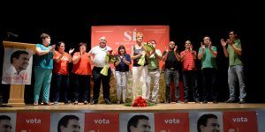 Acto del PSOE en El Provencio.
