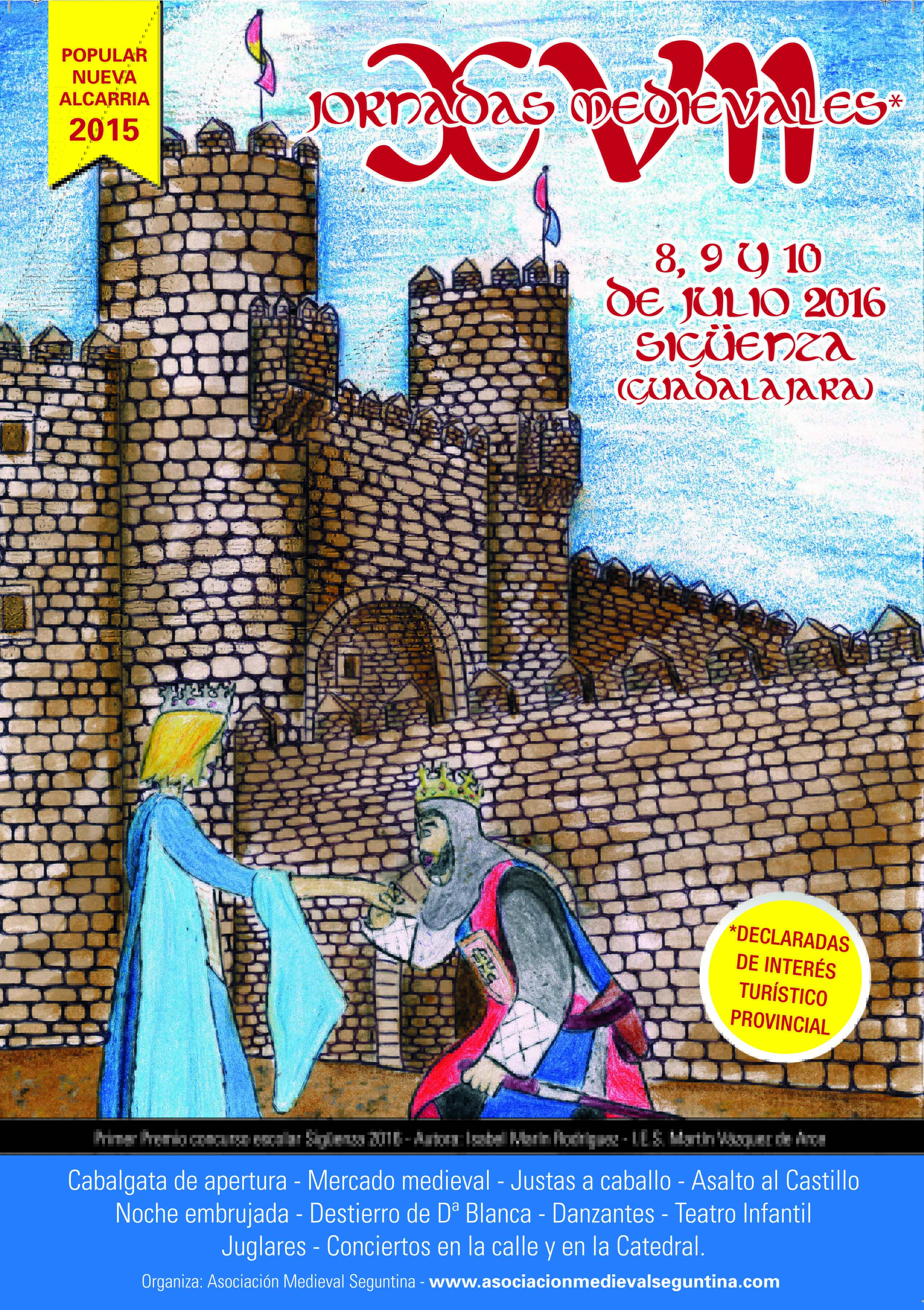 Este es el cartel anunciador de las XVII Jornadas Medievales de Sigüenza 2 Este es el cartel anunciador de las XVII Jornadas Medievales de Sigüenza