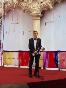 Antonio Román abre el Maratón de Cuentos.