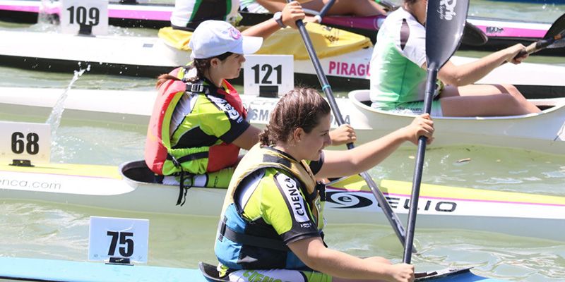 El Club Piragüismo Cuenca con Carácter roza el podium en la Copa de España de media maratón de Aranjuez