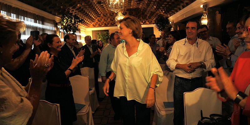 Cospedal, agradecida, afirma que «es la hora de la responsabilidad; no de los vetos ni de las pataletas”